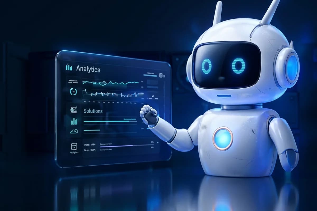 Asistente inteligente 3D y panel de control conversacional